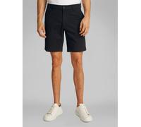 Chinoshorts CALVIN KLEIN "MODERN TWILL SLIM CHINO SHORT", Herren, Gr. 39, N-Gr, schwarz, Twill, Obermaterial: 98% Baumwolle, 2% Elasthan, unifarben, slim fit kniefrei, Hosen Chinoshorts, mit Logo-Patc