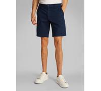 Chinoshorts CALVIN KLEIN "MODERN TWILL SLIM CHINO SHORT", Herren, Gr. 40, N-Gr, blau (schwarz sapphire), Twill, Obermaterial: 98% Baumwolle, 2% Elasthan, unifarben, slim fit kniefrei, Hosen Chinoshort