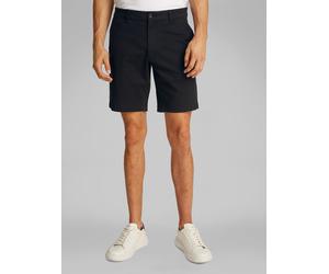 Chinoshorts CALVIN KLEIN "MODERN TWILL SLIM CHINO SHORT", Herren, Gr. 40, N-Gr, schwarz, Twill, Obermaterial: 98% Baumwolle, 2% Elasthan, unifarben, slim fit kniefrei, Hosen Chinoshorts, mit Logo-Patc