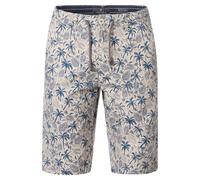 Chinoshorts CASAMODA "CASAMODA Chino shorts CHRIS uni", Herren, Gr. 42, Normalgrößen, champagner beige, 63% Baumwolle, 36% Leinen, 1% Elasthan, Hosen Chinoshorts (28117801-42) champagner beige