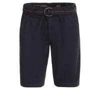 Chinoshorts CASAMODA "CASAMODA Chino Shorts uni", Herren, Gr. 33, Normalgrößen, blau (dunkelblau), 100% Baumwolle, Hosen Chinoshorts (98150455-33) dunkelblau