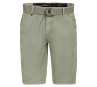 Chinoshorts CASAMODA "CASAMODA Chino Shorts uni", Herren, Gr. 33, Normalgrößen, grün (hellgrün), 100% Baumwolle, Hosen Chinoshorts (52629646-33) hellgrün