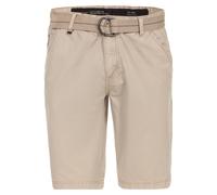 Chinoshorts CASAMODA "CASAMODA Chino Shorts uni", Herren, Gr. 38, Normalgrößen, beige, 100% Baumwolle, Hosen Chinoshorts (20972023-38) beige