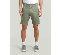 Chinoshorts G-STAR "Bronson 3.0 Slim Chino Short", Herren, Gr. 33, lt orphus, Obermaterial: 97% Baumwolle, 3% Elasthan, Hosen Chinoshorts (75259030-33) lt orphus