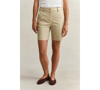 Gant Damen Shorts mit Baumwolle, beige, Gr. 44