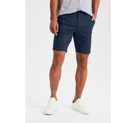 Chinoshorts H.I.S "regular-fit", Herren, Gr. 33, N-Gr, blau (navy), Web, Obermaterial: 98% Baumwolle, 2% Elasthan, unifarben, regular fit kurz, Hosen Chinoshorts, Shorts aus elastischer Baumwoll-Quali