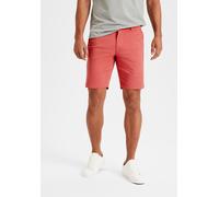 Chinoshorts H.I.S "regular-fit", Herren, Gr. 33, N-Gr, orange (koralle), Web, Obermaterial: 98% Baumwolle, 2% Elasthan, unifarben, regular fit kurz, Hosen Chinoshorts, Shorts aus elastischer Baumwoll-
