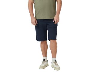 Chinoshorts, Herren, Gr. 42, N-Gr, navy, Web, Obermaterial: 97% Baumwolle, 3% Elasthan, S.OLIVER MEN BIG SIZES, unifarben, regular fit knielang, Hosen Chinoshorts, mit Taschen (19766240-42) navy