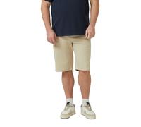 Chinoshorts, Herren, Gr. 44, N-Gr, beige, Web, Obermaterial: 97% Baumwolle, 3% Elasthan, S.OLIVER MEN BIG SIZES, unifarben, regular fit knielang, Hosen Chinoshorts, mit Taschen (70458709-44) beige