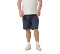 Chinoshorts, Herren, Gr. 46, N-Gr, dunkelblau, Web, Obermaterial: 98% Baumwolle, 2% Elasthan, S.OLIVER MEN BIG SIZES, unifarben, normal kniefrei, Hosen Chinoshorts, Sommer-Bermuda Stretch, Große Größe