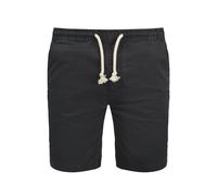 Chinoshorts INDICODE "Chinoshorts IDAbbey", Herren, Gr. L, N-Gr, schwarz, Web, Obermaterial: 98% Baumwolle CO. 2% Elasthan EL., casual, regular fit kurz, Hosen (89441030-L) schwarz