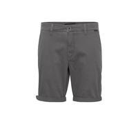 Chinoshorts INDICODE "Chinoshorts IDLuca", Herren, Gr. XL, N-Gr, grau (raven), Obermaterial: 98% Baumwolle CO. 2% Elasthan EL., casual, regular fit kurz, Hosen (16056521-XL) raven