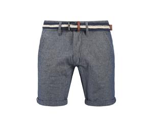Chinoshorts INDICODE "Chinoshorts IDMews", Herren, Gr. S, N-Gr, blau (mid indigo), Obermaterial: 100% Baumwolle CO., Hosen Chinoshorts (71263459-S) mid indigo
