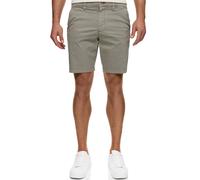 Chinoshorts INDICODE "INLubin", Herren, Gr. M, N-Gr, pewter, Web, Obermaterial: 98% Baumwolle, 2% Elasthan, unifarben, regular fit knielang, Hosen Chinoshorts (11871364-M)