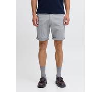 Chinoshorts JACK & JONES "JPSTBOWIE JJSHORTS S", Herren, Gr. XS, N-Gr, grau (ultimate grau), Web, Obermaterial: 98% Baumwolle, 2% Elasthan, unifarben, regular fit kurz, Hosen Chinoshorts, mit Aufschla