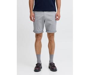Chinoshorts JACK & JONES "JPSTBOWIE JJSHORTS S", Herren, Gr. XS, N-Gr, grau (ultimate grau), Web, Obermaterial: 98% Baumwolle, 2% Elasthan, unifarben, regular fit kurz, Hosen Chinoshorts, mit Aufschla