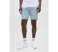 Chinoshorts JACK & JONES "JPSTBOWIE JJSHORTS S", Herren, Gr. XXL, N-Gr, blau (arona), Web, Obermaterial: 98% Baumwolle, 2% Elasthan, unifarben, regular fit kurz, Hosen Chinoshorts, mit Aufschlag (3938