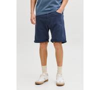 Chinoshorts JACK & JONES "JPSTRICK ALLEN ICON SHORTS SRT SN", Herren, Gr. XL, N-Gr, navy blazer, Web, Obermaterial: 97% Baumwolle, 3% Elasthan, unifarben, regular fit normal, Hosen Chinoshorts (779195