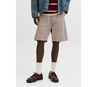 Chinoshorts JACK & JONES "JPSTTONY RAYE WORKER SHORT MID SN", Herren, Gr. M, N-Gr, string, Web, Obermaterial: 100% Baumwolle, unifarben, kniefrei, Hosen Chinoshorts, Baumwolle, 5-Pocket Style (9999783