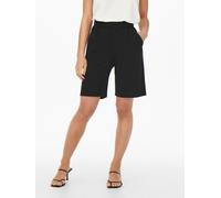 Chinoshorts JDY "JDYTANJA LIFE CITY SHORTS JRS NOOS", Damen, Gr. M (38), N-Gr, schwarz, Web, Obermaterial: 95% Polyester, 5% Elasthan, unifarben, regular fit knielang, Hosen Chinoshorts (16362212-M) s