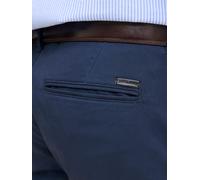 Chinoshorts "JPSTBOWIE JJSHORTS SOLID SN PLS", Herren, Gr. 48 (7XL), N-Gr, navy blazer, Web, Obermaterial: 98% Baumwolle, 2% Elasthan, JACK & JONES PLUSSIZE, unifarben, regular fit knielang, Hosen Chi