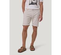 Chinoshorts "LENNY chino shorts", Herren, Gr. 32, N-Gr, beige (oatmeal), Web, Obermaterial: 98% Baumwolle, 2% Elasthan, PIONEER AUTHENTIC JEANS, unifarben, regular fit kniefrei, Hosen Chinoshorts, Som