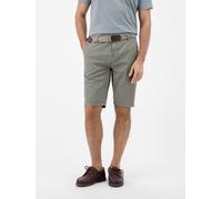 LERROS Bequeme Chino-Bermuda mit Gürtel und Minimalprint - Tinted Grey 40