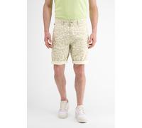 Chinoshorts LERROS "Chino Bermuda *Leafs*", Herren, Gr. 36, beige (pale beige), 55% Leinen, 45% Baumwolle, Hosen Chinoshorts (97207357-36) pale beige