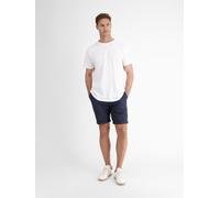 Chinoshorts LERROS "Chino-Bermuda mit Leinenanteil", Herren, Gr. 40, blau (blau night), 74% Baumwolle, 26% Leinen, Hosen Chinoshorts (65139230-40) blau night