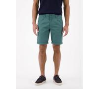 Chinoshorts LERROS "Kurze Chino aus leichtem Baumwollmix", Herren, Gr. 31, grün (soft teal), 74% Baumwolle, 24% Polyester, 2% Elasthan, Hosen Chinoshorts (63615362-31) soft teal