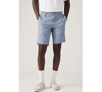 Chinoshorts LEVI'S "XX CHINO SHORT II", Herren, Gr. 33, N-Gr, blau (kano blau cotton linen), Web, Obermaterial: 64% Baumwolle, 28% Leinen, 6% Elastomultiester, 2% Elasthan, normal knieumspielend, Hose
