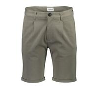 Chinoshorts LINDBERGH "Chino-Shorts Regular Fit", Herren, Gr. L, mid army mix, Obermaterial: 75% Polyester, 22% Viskose, 3% Elasthan, meliert, regular fit, Hosen Chinoshorts (82005514-L) mid army mix