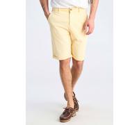 Chinoshorts LINDBERGH "Chino-Shorts Relaxed Fit", Herren, Gr. L, soft gelb, Obermaterial: 98% Baumwolle, 2% Elasthan, unifarben, relaxed fit, Hosen Chinoshorts (31875630-L) soft gelb