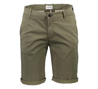 Chinoshorts LINDBERGH "Chino-Shorts Relaxed Fit", Herren, Gr. S, grün (dk army), Obermaterial: 98% Baumwolle, 2% Elasthan, relaxed fit, Hosen Chinoshorts (84696454-S) dk army