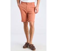 Chinoshorts LINDBERGH "Chino-Shorts Relaxed Fit", Herren, Gr. XXL, dk coral, Obermaterial: 98% Baumwolle, 2% Elasthan, unifarben, relaxed fit, Hosen Chinoshorts (68665864-XXL) dk coral