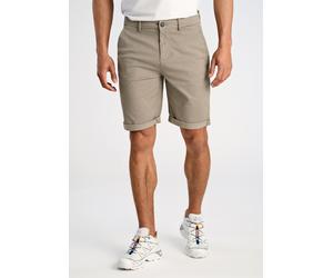 Chinoshorts LINDBERGH "Chino-Shorts Relaxed Fit", Herren, Gr. XXL, grau (stone), Obermaterial: 98% Baumwolle, 2% Elasthan, relaxed fit, Hosen Chinoshorts (72613612-XXL) stone
