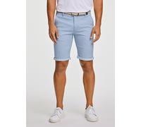 Chinoshorts LINDBERGH "Chino-Shorts Slim Fit", Herren, Gr. 3XL, pastel blau, Obermaterial: 98% Baumwolle, 2% Elasthan, slim fit, Hosen Chinoshorts (48002561-XXXL) pastel blau
