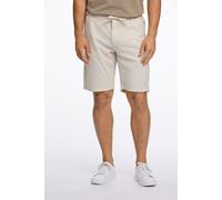 Chinoshorts LINDBERGH, Herren, Gr. L, N-Gr, beige (lt sand), Web, Obermaterial: 55% Leinen, 45% Baumwolle, casual, relaxed fit knielang, Hosen, mit Leinen (83649645-L) lt sand