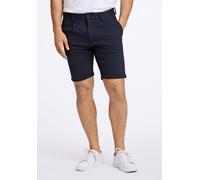 Shorts LINDBERGH "Performance-Shorts Regular Fit", Herren, Gr. L, blau (navy mix), Obermaterial: 75% Polyester, 22% Viskose, 3% Elasthan, meliert, regular fit, Hosen Shorts (57095938-L) navy mix