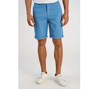 Chinoshorts LINDBERGH "Chino-Shorts Relaxed Fit", Herren, Gr. M, blau (dusty blau), Obermaterial: 98% Baumwolle, 2% Elasthan, unifarben, relaxed fit, Hosen Chinoshorts (53027145-M) dusty blau