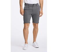 Shorts LINDBERGH "Lindbergh Performance-Shorts", Herren, Gr. M, grau (grau mix), Oberstoff: 75% Polyester, 22% Viskose, 3% Elasthan, regular fit, Hosen (98974648-M) grau mix