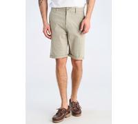 Chinoshorts LINDBERGH, Herren, Gr. M, N-Gr, soft grün, Web, Obermaterial: 98% Baumwolle, 2% Elasthan, unifarben, kniefrei, Hosen Chinoshorts, mit Stretch (15880863-M) soft grün