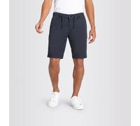 Chinoshorts MAC "JOG'N Shorts", Herren, Gr. 32, N-Gr, blau (midnight blau), Web, Obermaterial: 69% Baumwolle, 29% Polyester, 2% Elasthan, bequem kniefrei, Hosen Chinoshorts, Bequemer, elastischer Bund