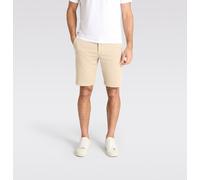Chinoshorts MAC "JOG'N Shorts", Herren, Gr. 33, N-Gr, beige (smoothly beige), Web, Obermaterial: 69% Baumwolle, 29% Polyester, 2% Elasthan, bequem kniefrei, Hosen Chinoshorts, Bequemer, elastischer Bu