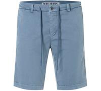 Chinoshorts MAC "JOG'N Shorts", Herren, Gr. 33, N-Gr, blau mirage, Web, Obermaterial: 69% Baumwolle, 29% Polyester, 2% Elasthan, bequem kniefrei, Hosen Chinoshorts, Bequemer, elastischer Bund (5143631