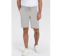 Chinoshorts MAC "JOG'N Shorts", Herren, Gr. 40, N-Gr, fog, Web, Obermaterial: 69% Baumwolle, 29% Polyester, 2% Elasthan, bequem kniefrei, Hosen Chinoshorts, Bequemer, elastischer Bund (99137315-40)