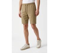 Chinoshorts ONLY & SONS "ONSCAPRI SLIM SLUB CHINO SHORTS OTL", Herren, Gr. XL, N-Gr, teak, Web, Obermaterial: 98% Baumwolle, 2% Elasthan, unifarben, slim fit knielang, Hosen Chinoshorts (46442330-XL)