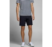 Chinoshorts ONLY & SONS "ONSMARK SHORTS 0209 NOOS", Herren, Gr. M, N-Gr, blau (night sky), Web, Obermaterial: 64% Viskose, 31% Polyester, 5% Elasthan, unifarben, normal, Hosen Chinoshorts (96089535-M)
