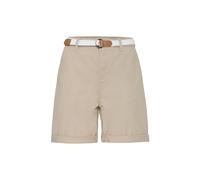 Chinoshorts OXMO "Chinoshorts OXChakira", Damen, Gr. 34, N-Gr, grau (simple tau), Obermaterial: 98% Baumwolle CO. 2% Elasthan EL., Hosen Chinoshorts (41052013-34) simple tau