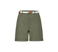 Chinoshorts OXMO "Chinoshorts OXChakira", Damen, Gr. 38, N-Gr, grün (dusty oliv), Obermaterial: 98% Baumwolle CO. 2% Elasthan EL., Hosen Chinoshorts (43407043-38) dusty oliv